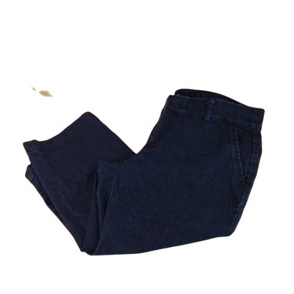 Dockers size 8 Petite Denim Blue Jean‎ Capri Pants